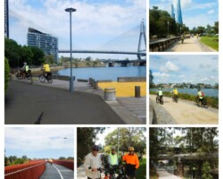 Top left - towards Anzac Bridge. Top and middle right - Barangaroo area. Bottom right - The Greenway. Bottom middle and left - Kogarah area.